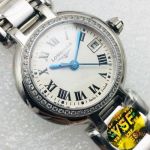 (VSF) Swiss Copy Longines PrimaLuna Stainless Steel Diamond Watch